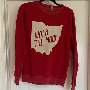 Alternative Red Walk The Moon Ohio Tour Sweater